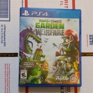 Playstation 4 Plants vs Zombies Garden Warfare video game